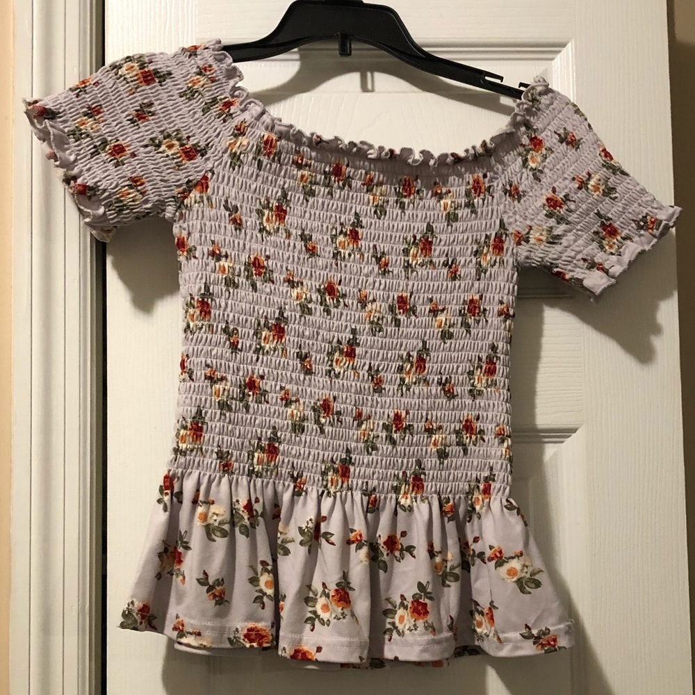 Lavender floral crop! So CUTE